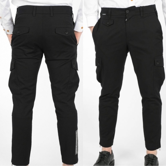Dolce & Gabbana Other - DOLCE & GABBANA Men's Black Cargo Pants